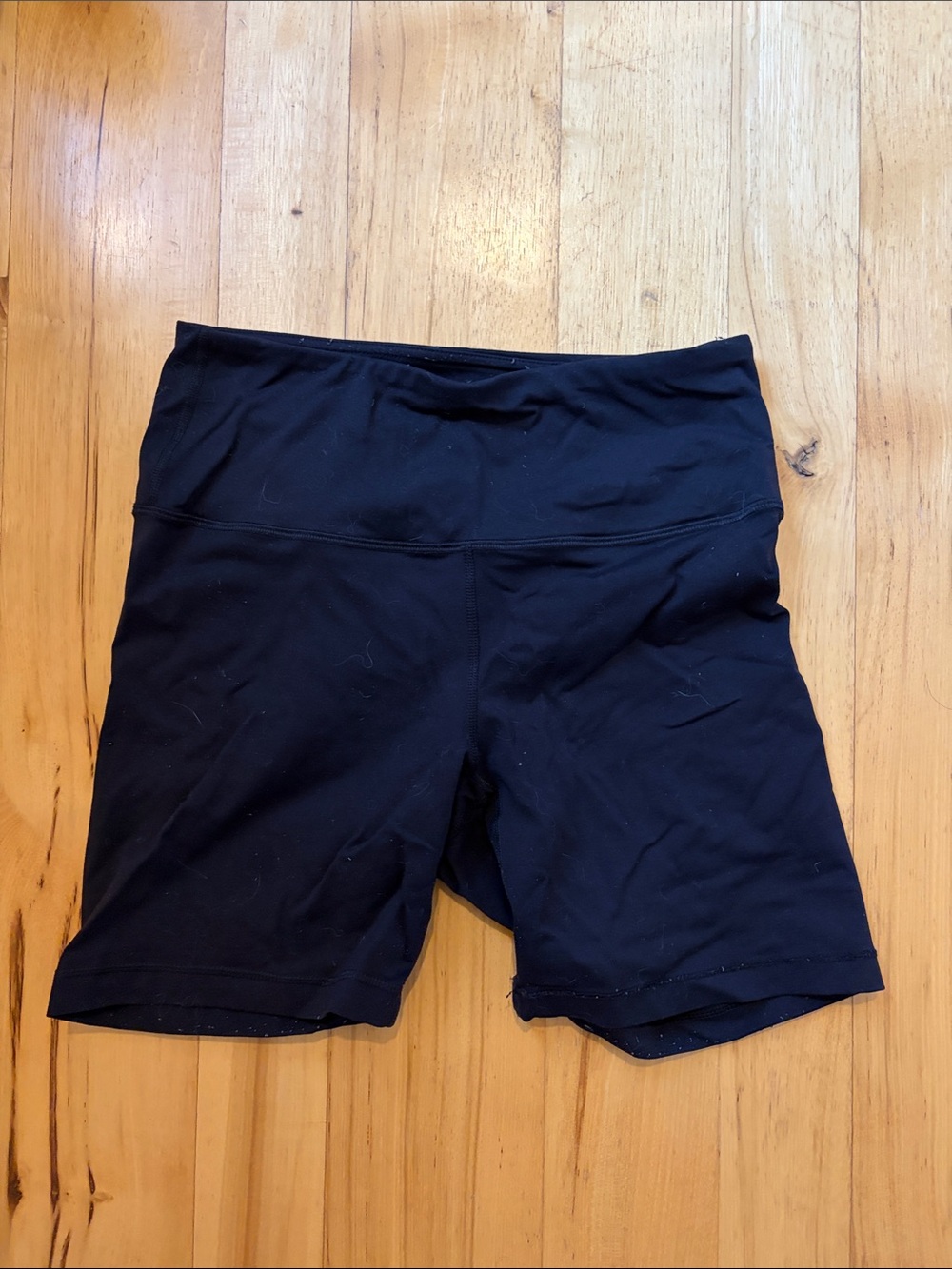 Black Women's High-Waist Active Short Spandex